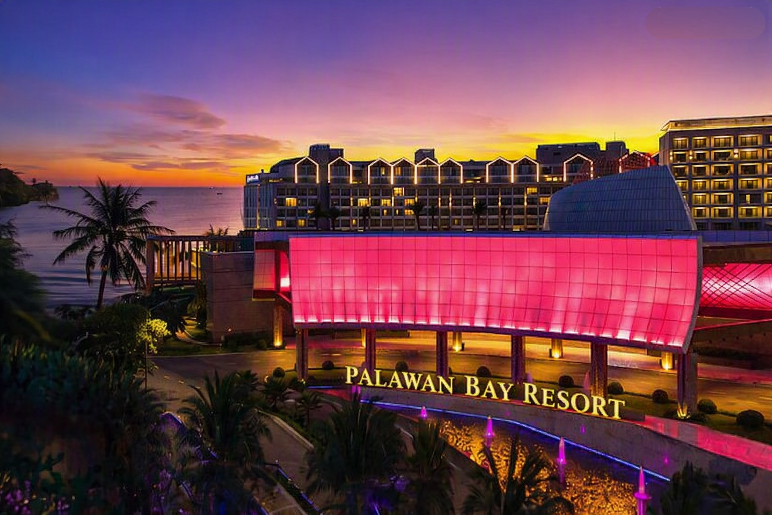 Palawan Bay Resort waterfront in the Philippines
